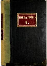 Livre de ventes / Érard | Maison Érard. Auteur