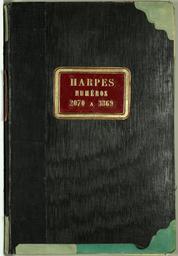 Registre de fabrication : harpes : n° de série 2070 à 3369 / Érard | Maison Érard. Auteur